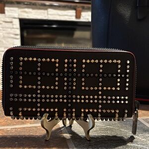 Christian Louboutin Panettone Studded Long Wallet